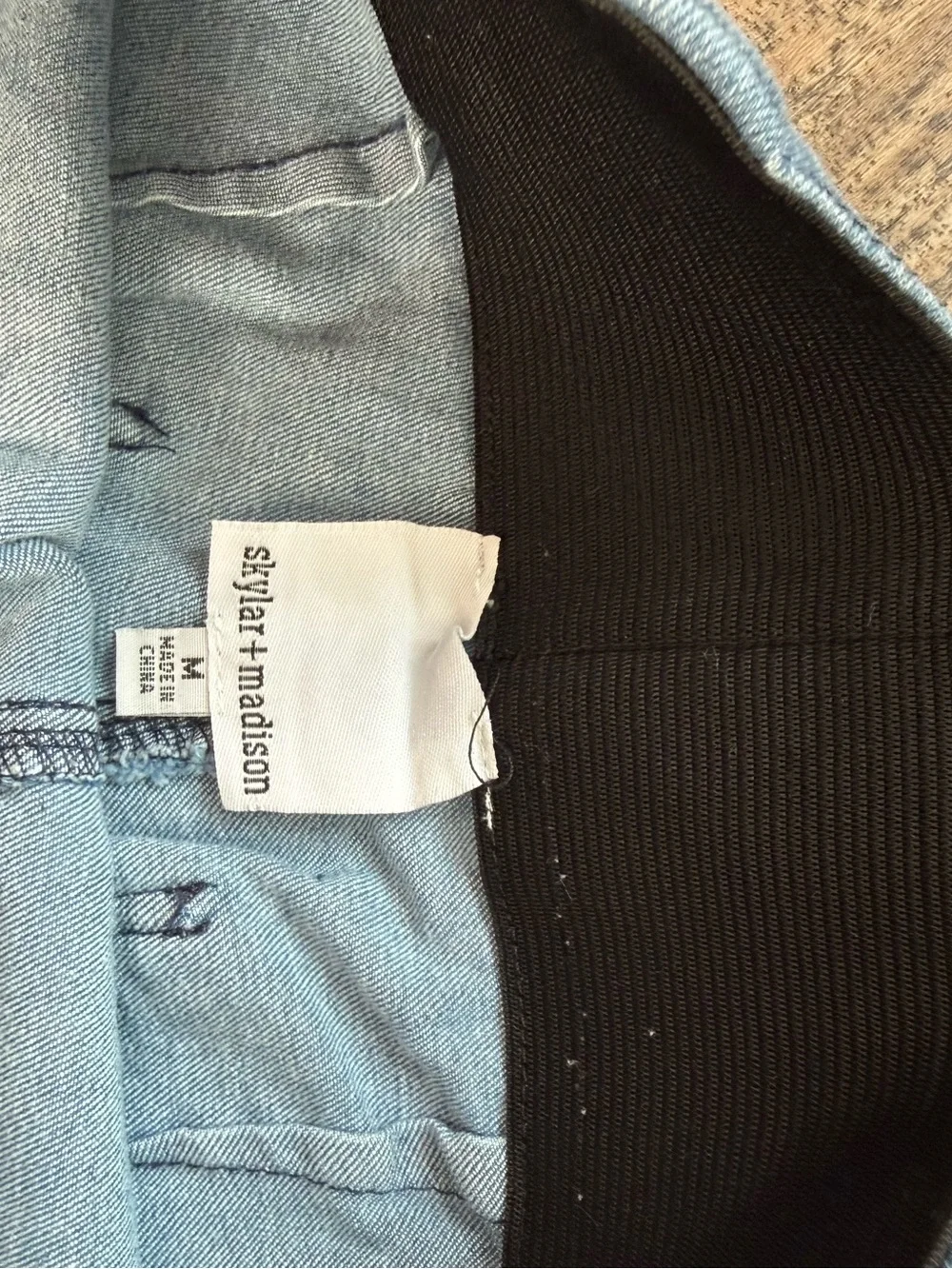 Skylar + Madison Denim Flared Jeans in Medium Blue